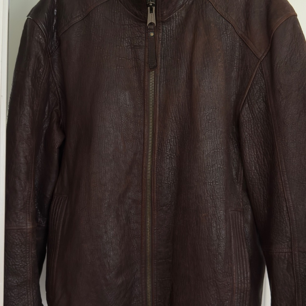 Marc New York Leather Coat
